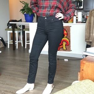 Black madewell 9” high rise skinny skinny jeans